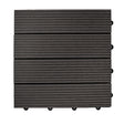 Baldosa Composite FAURA 30x30 cm Chocolate para Exterior