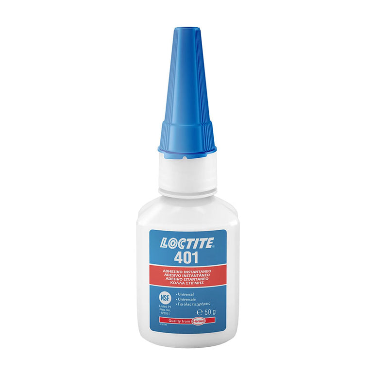 Bote de adhesivo instantáneo Loctite 401 de cianoacrilato para metales, plásticos y madera