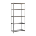 Estantería metálica galvanizada Simon Rack Comfort Plus con 5 estantes para organización de taller.