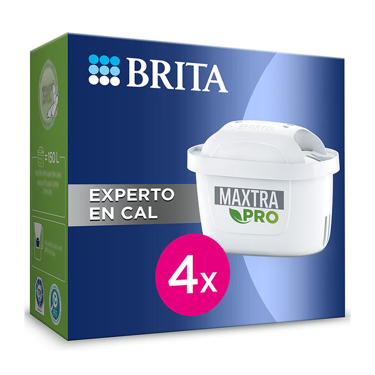 Caja de 4 unidades de filtros BRITA Maxtra Pro edición Experto en Cal