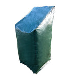 Funda protectora verde ALTADEX para sillas de jardín en polietileno resistente