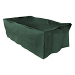 Funda protectora verde para mesa y sillas de jardín rectangular ALTADEX