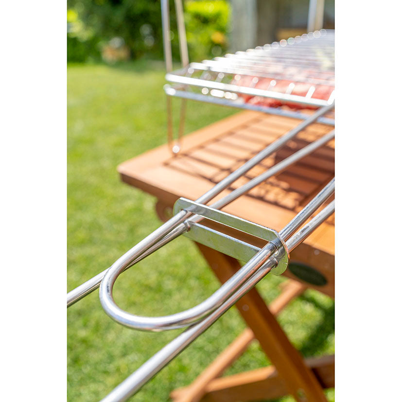 Parrilla Abombada Zinc Sauvic Sauvic — Accesorios Barbacoa