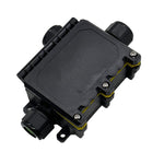 Conector estanco de 3 vías M20 con tornillos de acero inoxidable