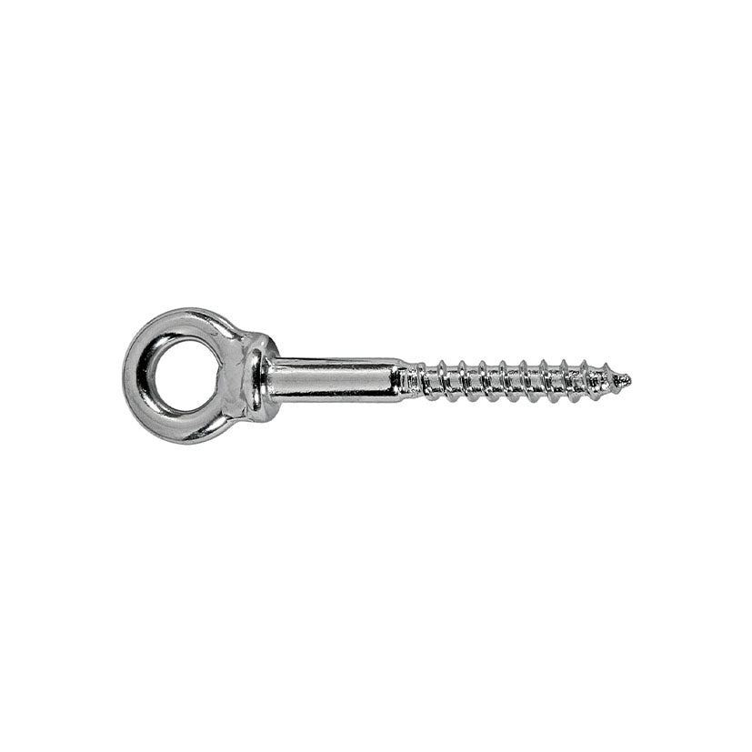 Cáncamo con tirafondo de acero inoxidable AISI 316 para fijación resistente en exteriores