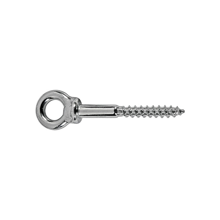 Cáncamo con tirafondo de acero inoxidable AISI 316 para fijación resistente en exteriores