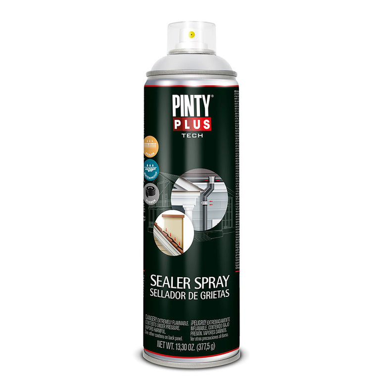 Bote de sellador de caucho Pintyplus Tech color gris para sellado de fisuras