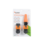 Blister del Kit lanza de riego LISTA Water Cycle con especificaciones de presión y caudal
