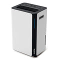 Deshumidificador portátil Rointe Drypure 16L blanco y negro con panel de control superior y ruedas