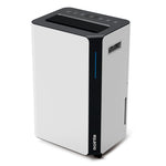Deshumidificador portátil Rointe Drypure 16L blanco y negro con panel de control superior y ruedas