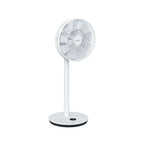 Ventilador de pie FACULA Brisa 3D con mástil extensible y diseño minimalista blanco
