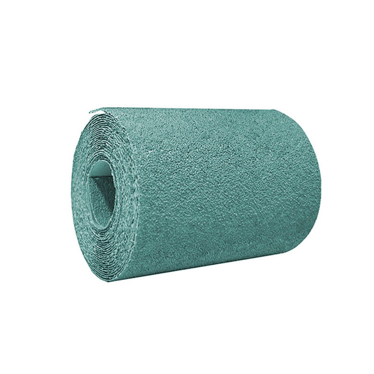 Rollo de lija verde RATIO ProSeries de 115mm x 5m con textura de grano óxido de aluminio