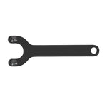 Llave de pivotes negra para ajuste y cambio de discos en amoladora angular