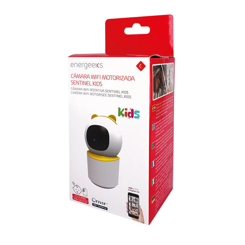 Cámara Wifi Motorizada Interior 1080p Sentinel Kids Energeeks — Seguridad