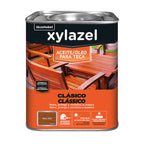 Aceite para teca Xylazel color teca acabado sedoso con filtro solar para maderas exóticas