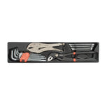 Caja de Herramientas Metálica Cantilever RATIO 6978 - Set Profesional 63 Piezas
