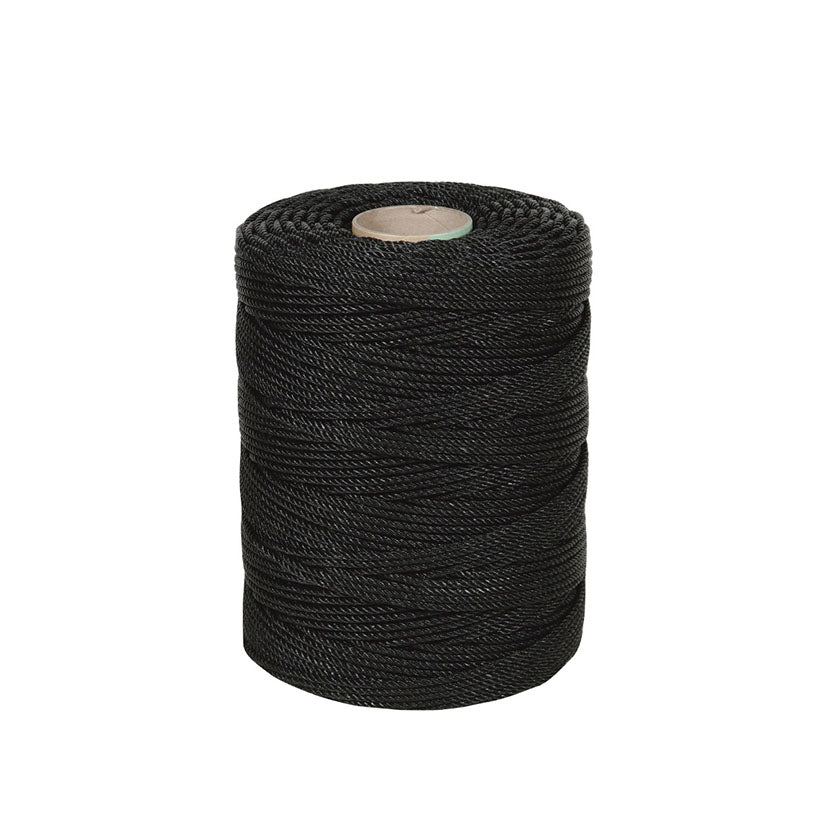 Bobina de cuerda negra ROMBULL de polietileno para guía de cables telefónicos