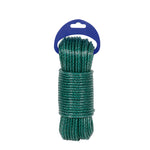 Cable de acero plastificado verde para camping y cercados
