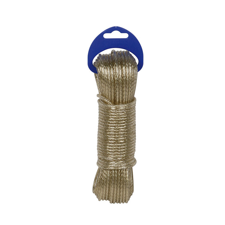 Cable de acero plastificado color oro Rombull resistente a la intemperie