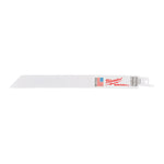 Sierra sable Milwaukee Sawzall Bi-Metal 10/14 TPI para uso general en metal y madera.