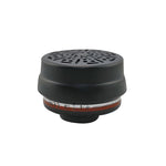 Filtro de protección respiratoria negro con conexión de bayoneta para máscara RATIO.