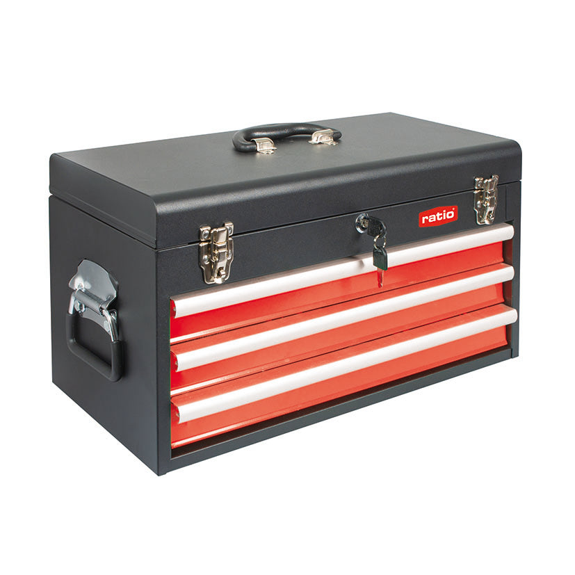 Caja Metálica RATIO 6992 con Cajones - Set Completo 143 Piezas Cr-V