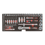 Caja Metálica RATIO 6992 con Cajones - Set Completo 143 Piezas Cr-V