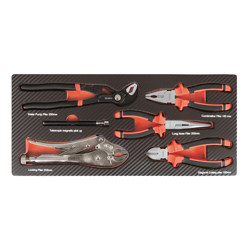 Caja Metálica RATIO 6992 con Cajones - Set Completo 143 Piezas Cr-V