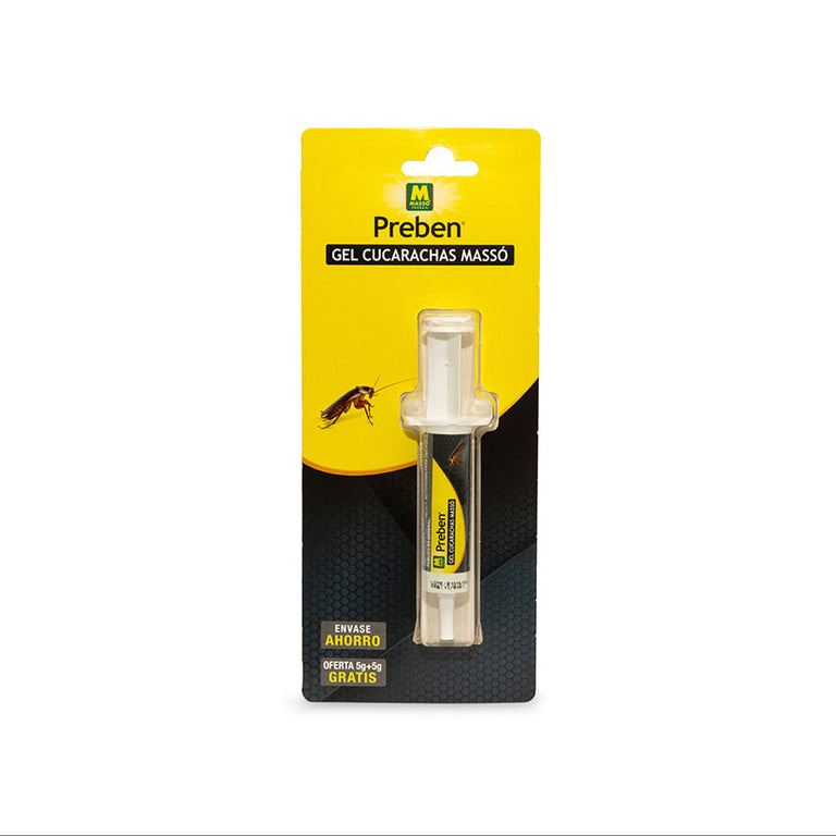 Envase ahorro de insecticida en gel Preben para control de plagas de cucarachas
