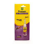 Envase de insecticida en gel Preben para control de hormigas con eficacia duradera