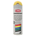 Pintura en spray CRC Markerpaint amarillo con tapón de seguridad y sistema de aplicación 360 grados