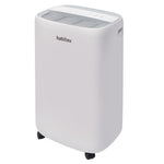 Deshumidificador HABITEX H16001 blanco con panel de control superior y ruedas de transporte