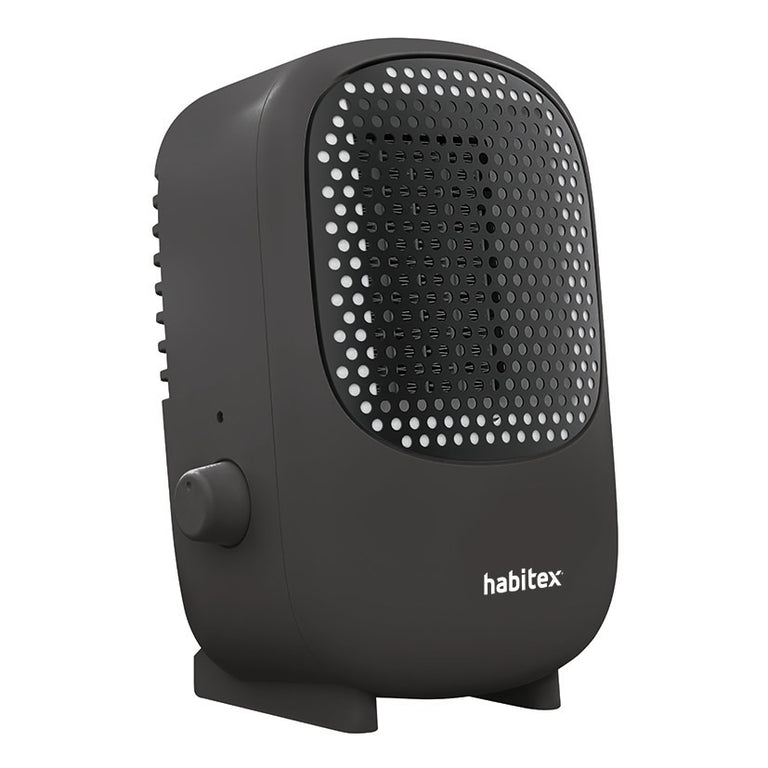 Minicalefactor cerámico Habitex negro 500W diseño portátil para escritorio
