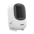Minicalefactor cerámico Habitex blanco 500W con rejilla frontal y regulador lateral