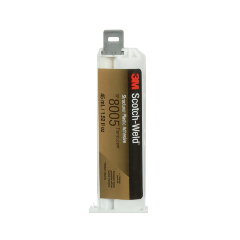 Cartucho de adhesivo estructural 3M Scotch-Weld DP8005 de 45ml para plásticos polietileno y polipropileno