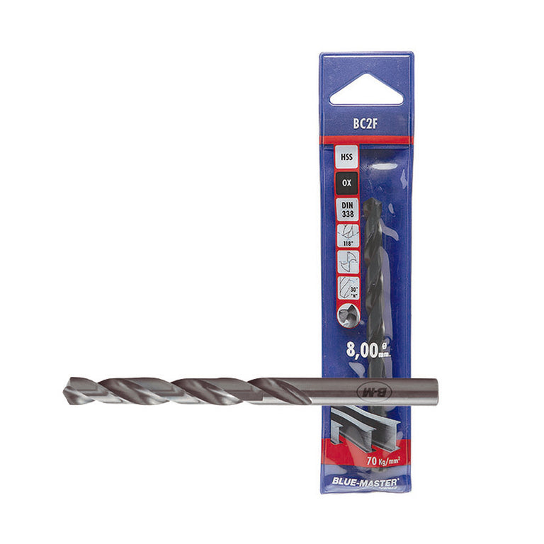 Broca Blue-Master BC2F de 8mm en blíster protector
