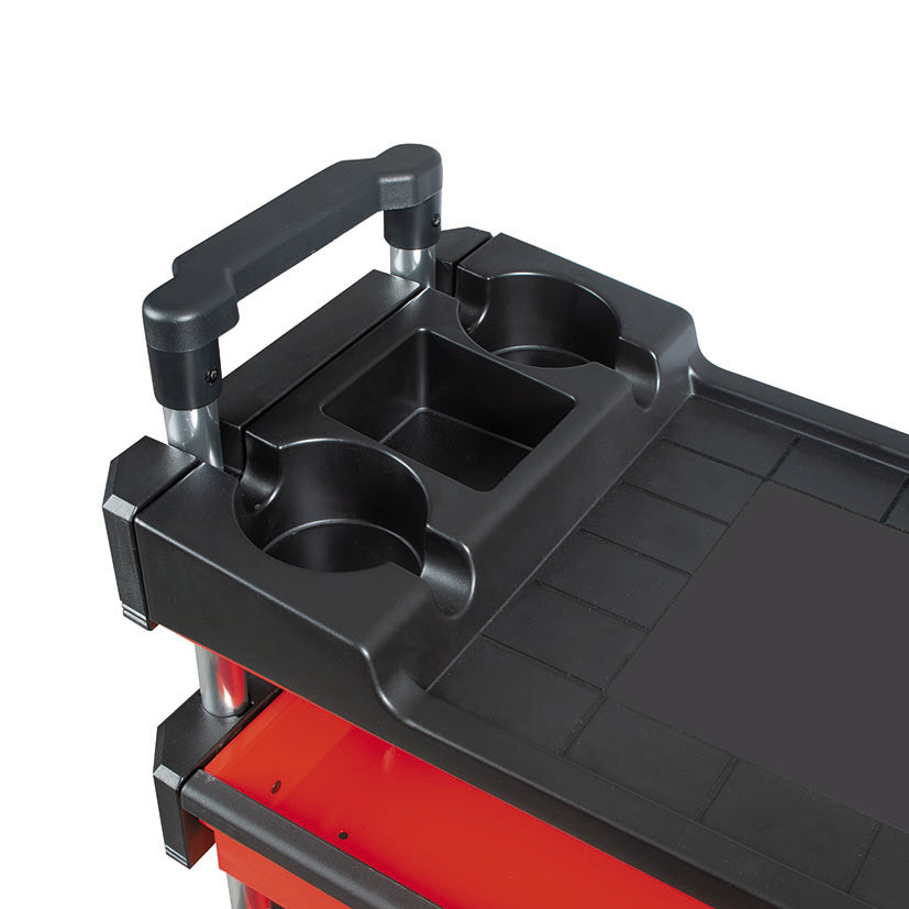 Carro de Servicio Plegable RATIO 7705 - Extensible 4 Bandejas Rígidas