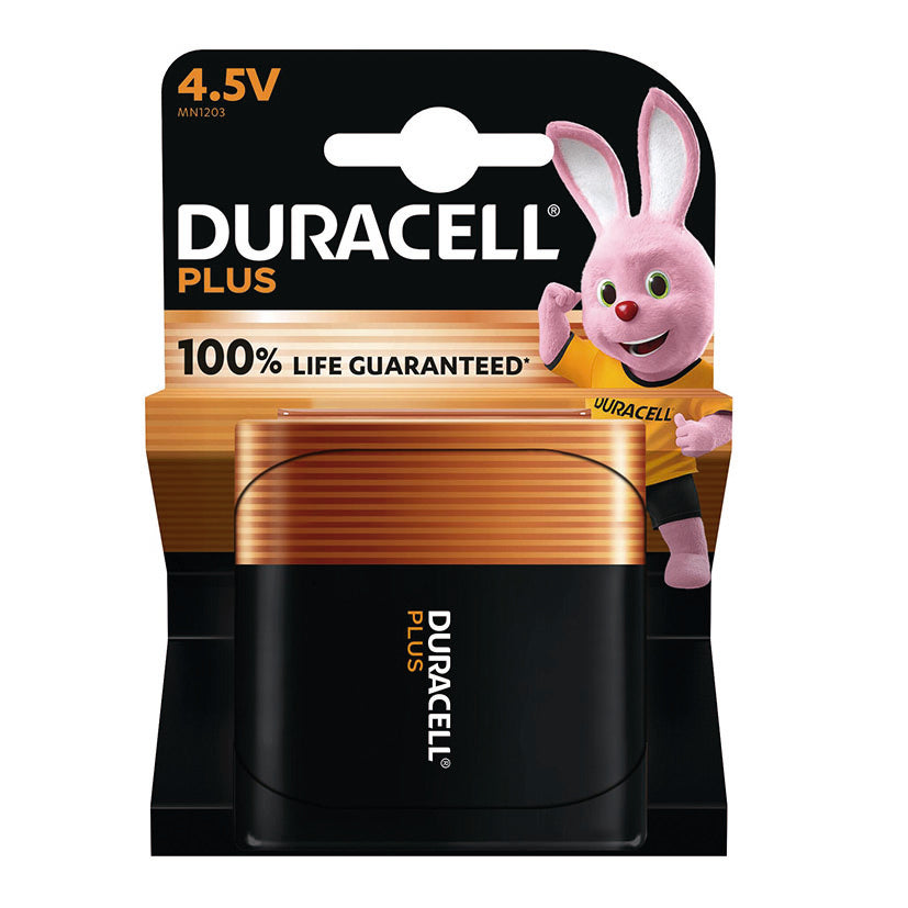 Pila alcalina Duracell Plus de 4.5V formato 3LR12 petaca
