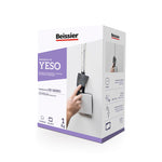 Envase de yeso fino Beissier de 1 kg ideal para fijación de cajas eléctricas y anclajes.