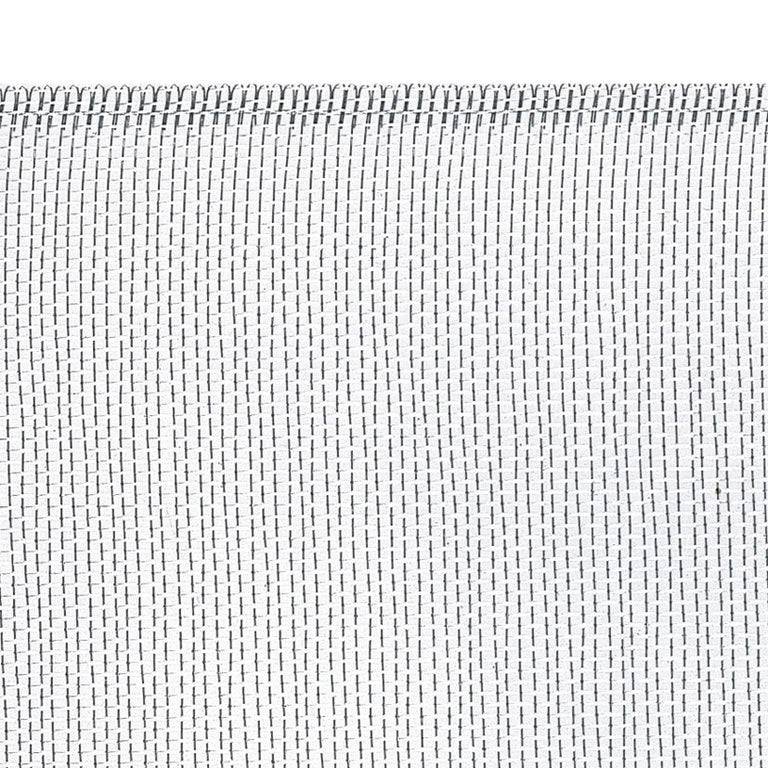 Detalle de tejido de malla mosquitera de aluminio LISTA color gris metálico galga 16x16.