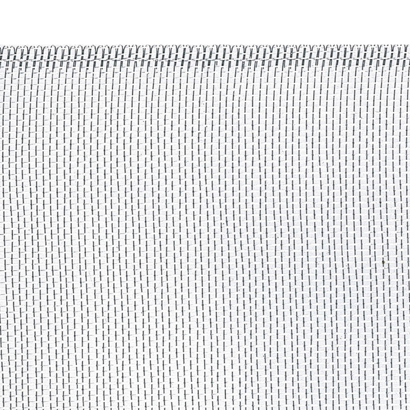 Detalle de tejido de malla mosquitera de aluminio LISTA color gris metálico galga 16x16.