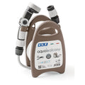 Kit enrollador de manguera Aquabalcony color gris con pistola de riego y accesorios GF Garden.