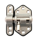 Cerrojo de zamak reforzado EHL D1 acabado cromo mate satinado