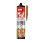 Adhesivo Fischer Anclaje Total Marrón 290ml para rodapiés y carpintería de madera