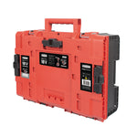 Maletín de transporte rígido rojo para taladro percutor RATIO ProSeries 18V y accesorios
