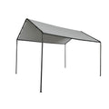 Carpa toldo de jardín 3x4m color antracita con estructura de acero reforzada