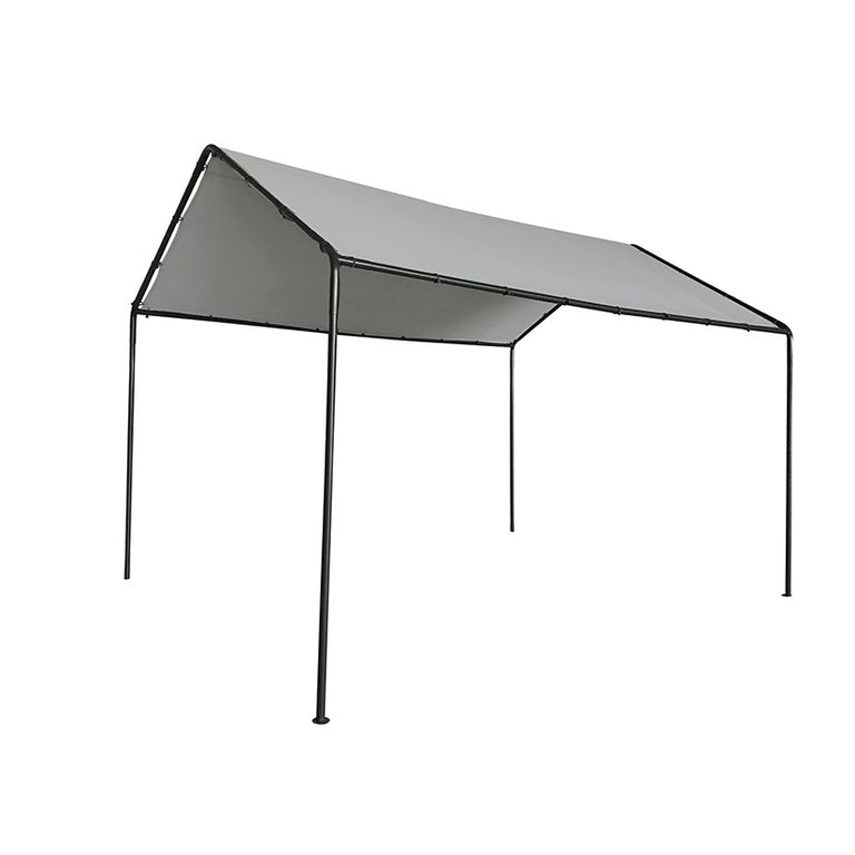 Carpa toldo de jardín 3x4m color antracita con estructura de acero reforzada
