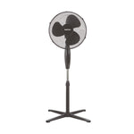 Ventilador de pie HABITEX VP06+ color negro con 3 aspas y rejilla de seguridad