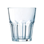 Vaso de cristal alto Luminarc New America con diseño facetado