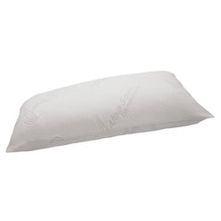 Almohada viscoelástica UNIQUE Aloe Soja con funda blanca transpirable de tejido Stretch
